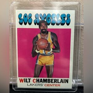 1971 Topps #70 Wilt Chamberlain Los Angeles Lakers